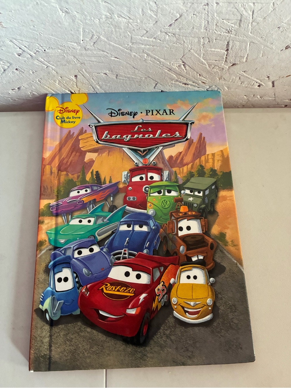 Disney Pixar Cars Kids Book - Red & Multi-Colored Characters